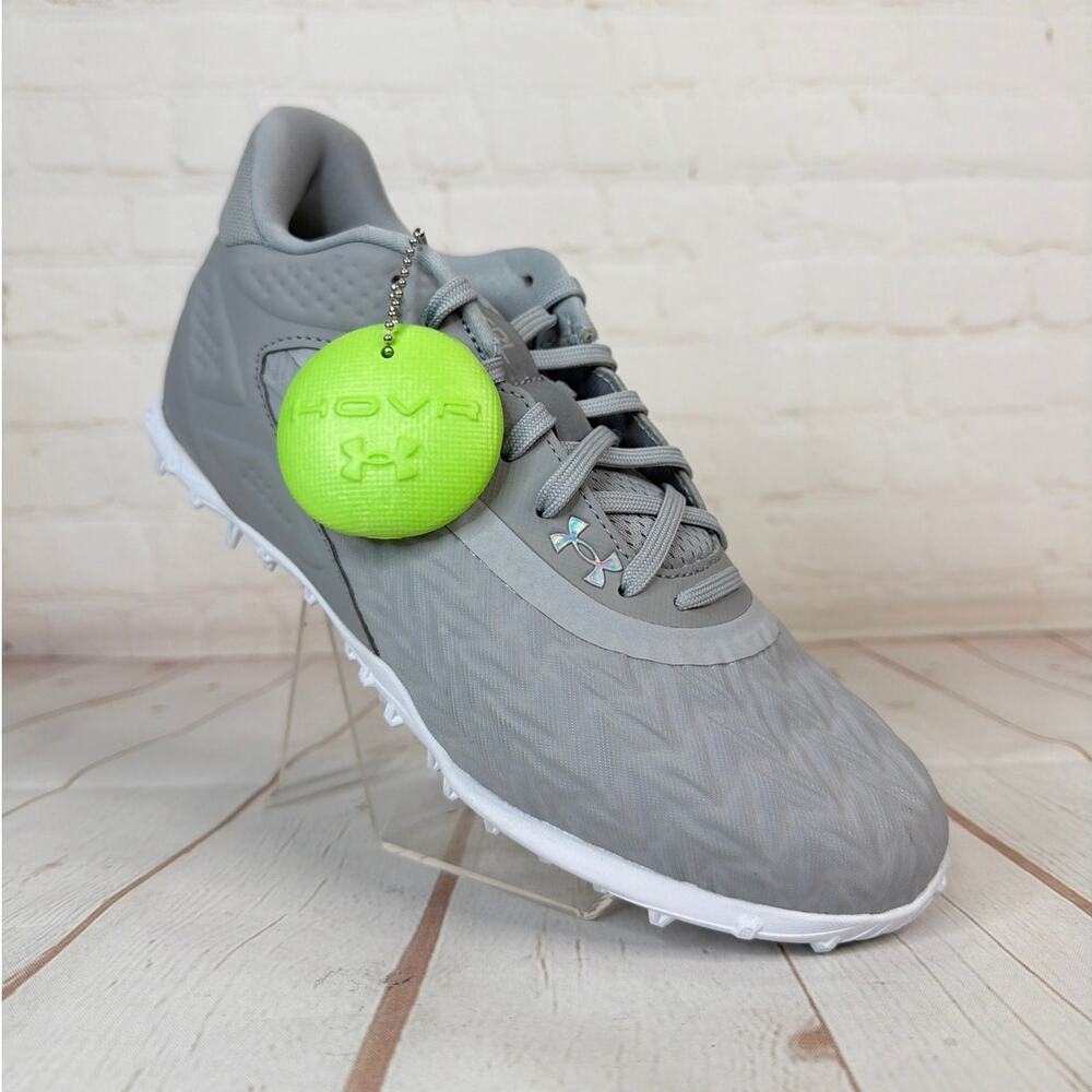 Under Armour UA Yard Turf 3.0 Baseball Gray Shoes Size 7 3027448-102